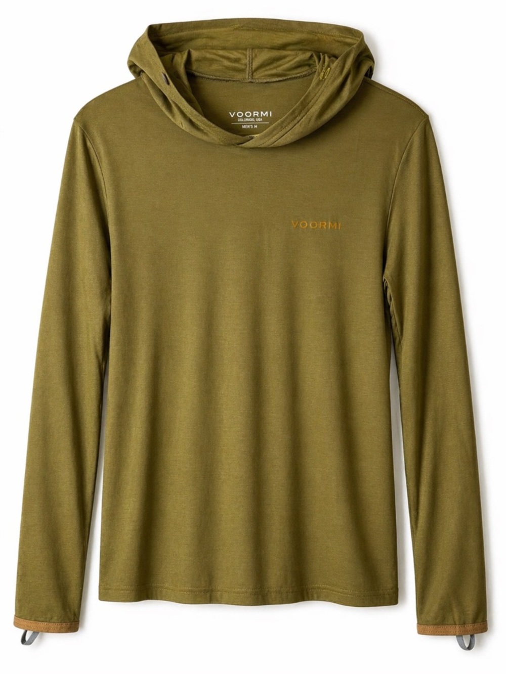 Voormi River Run Wool Hoodie Womens Medium Olive Sun Layer NWOT